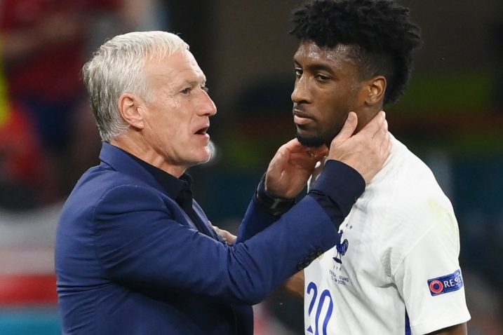 Didier Deschamps i Kingsley Coman/Foto REUTERS