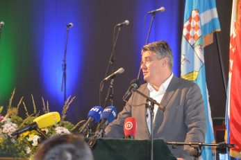 Predsjednik Zoran Milanović u Delnicama / Foto Marinko Krmpotić