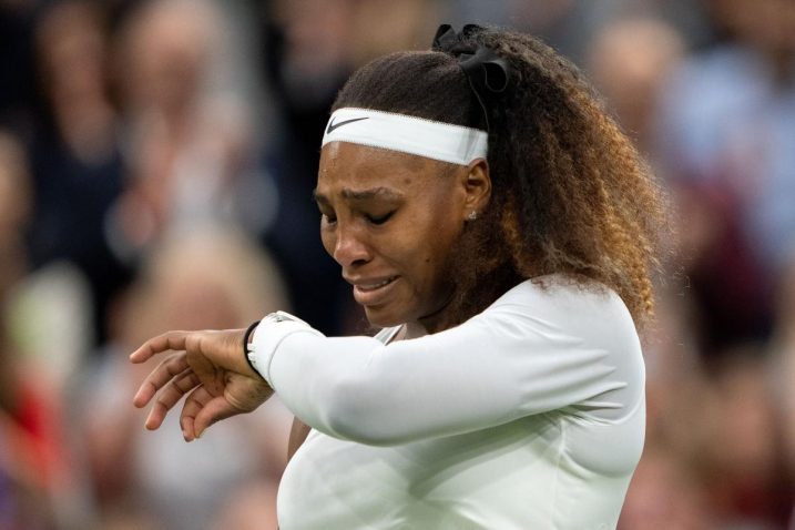Serena Williams u suzama/Foto: REUTERS