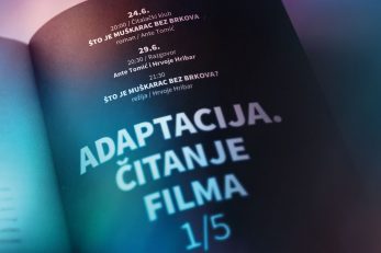Vizual novog čitateljsko-filmskog kluba Art-kina Croatia Adaptacija. Čitanje filma