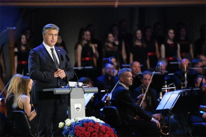 Premijer Plenković na svečanosti u Ljubljani