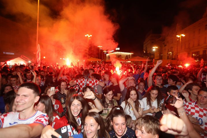 Atmosfera u Zagrebu bila je vatrena/Foto PIXSELL