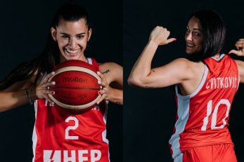 Mia Mašić i Andrijana Cvitković/Foto FIBA