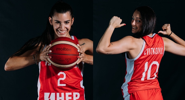 Mia Mašić i Andrijana Cvitković/Foto FIBA