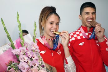 Matea Jelić i Toni Kanaet/Foto HOO