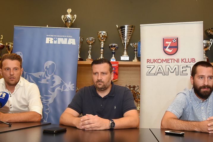 direktor Vedran Babić, predsjednik Vedran Devčić i trener Igor Marijanović/Foto: S. DRECSHSLER