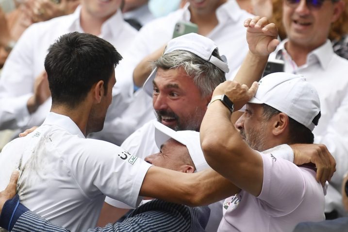 Novak Đoković i Goran Ivanišević/Foto REUTERS