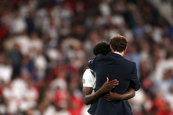 Bukayo Saka i Gareth Southgate/Foto REUTERS