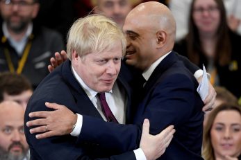 Boris Johnson i Sajid Javid / Foto Reuters