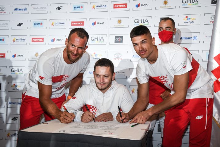 Damir Martin, Tin Srbić, Toni Kanaet, Josip Glasnović/Foto PIXSELL