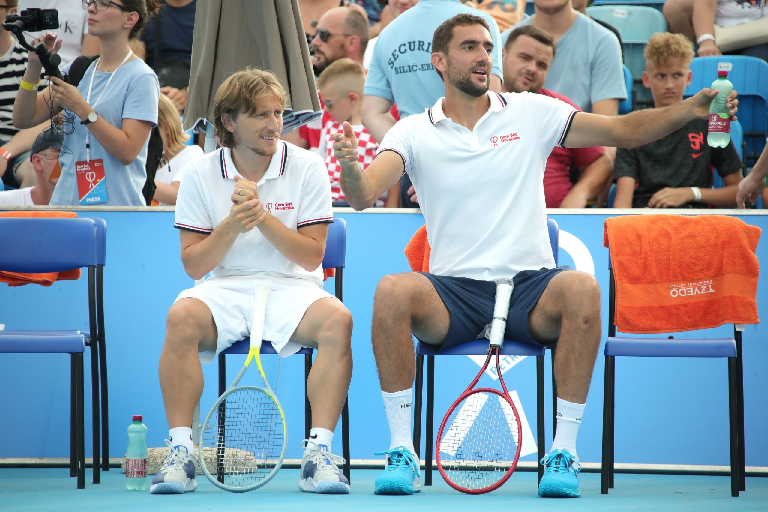 Luka Modrić i Marin Čilić/Foto: PIXSELL