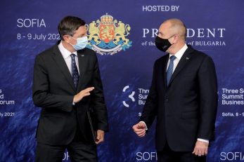 Borut Pahor i Rumen Radev / Foto Screenshot Twitter Borut Pahor