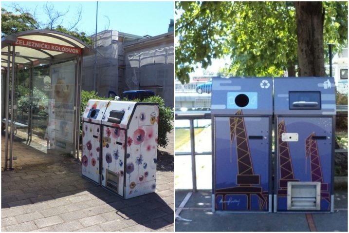 Novi šareni spremnici za otpad postavljeni po Rijeci