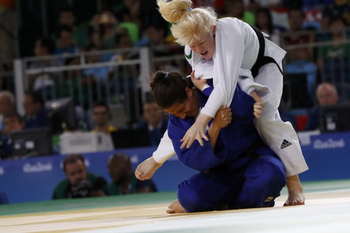 Lucija Brešković i Naomi Soazo/Foto REUTERS