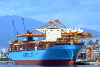 Maersk Hamburg na Brajdici / Foto Marko Gracin