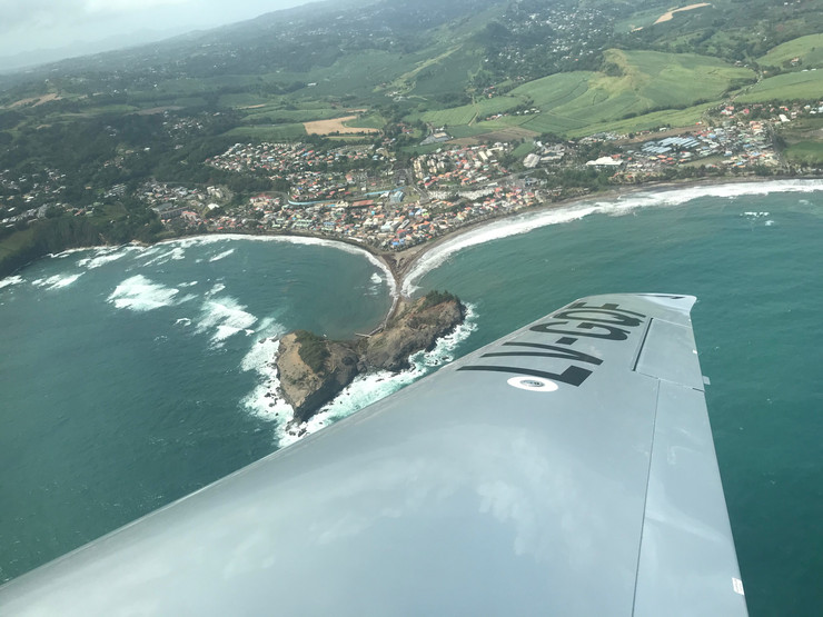 Karipski otok Martinik iz ptičje perspektive Gronbergerovih / Foto Alex i Martina Gronberger