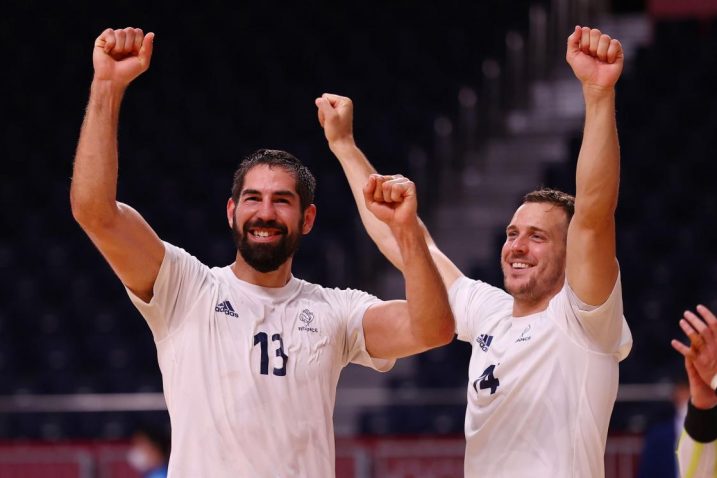 Nikola Karabatić i Kentin Mahe/Foto REUTERS