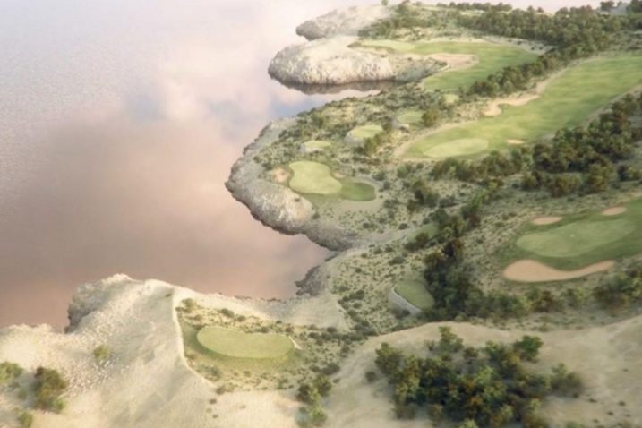 : Vizualizacija budućih terena za golf s pratećim objektima koje tvrtka Jadranka namjerava izgraditi na južnom dijelu Cresa