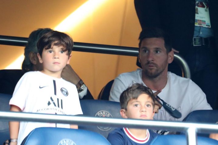 Messi je utakmicu gledao iz lože/Foto REUTERS