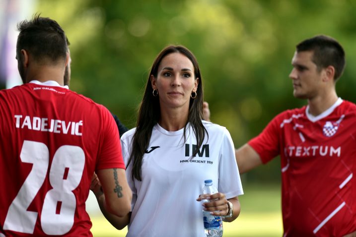 Mario Tadejević i kondicijska trenerica Ivana Marković/Foto Arhiva NL