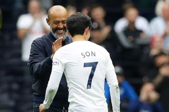 Son Heung-min i Nuno Espirito Santo/Foto: REUTERS