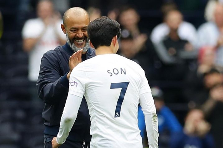 Son Heung-min i Nuno Espirito Santo/Foto: REUTERS