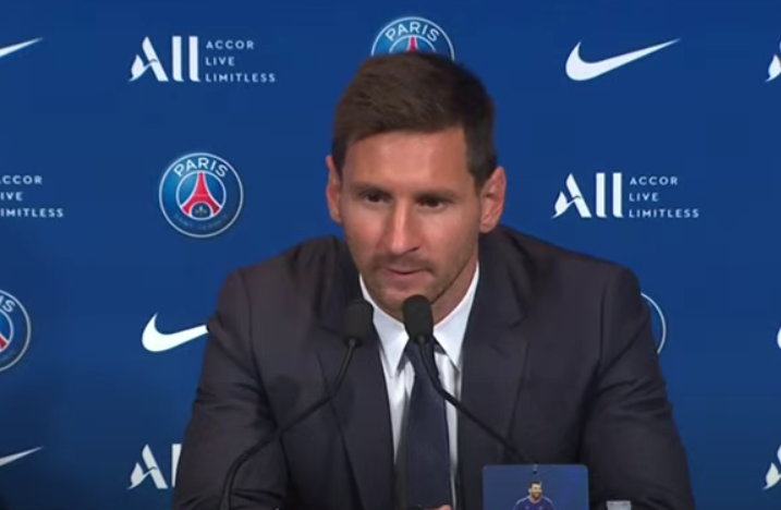 Leo Messi na predstavljanju/Foto Screenshot