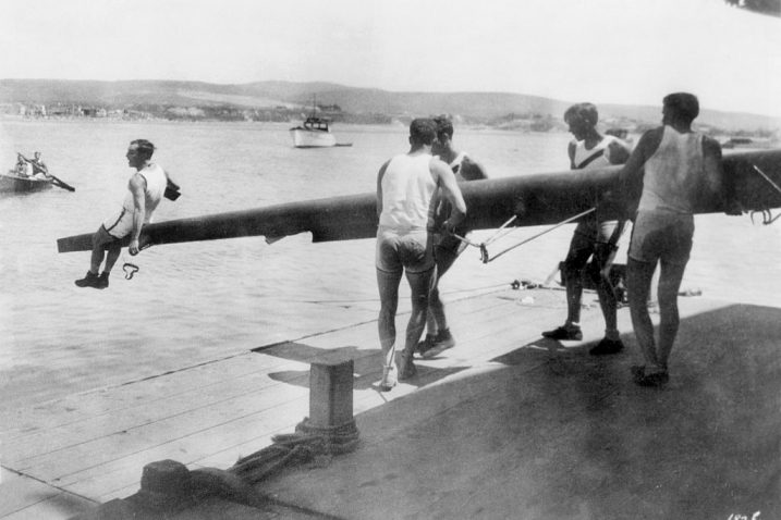 Buster Keaton na plaži Newport Bay u filmu "College" (1927), Foto: Wikimedia Commons