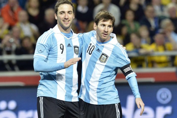 Gonzalo Higuain i Leo Messi/Foto: REUTERS