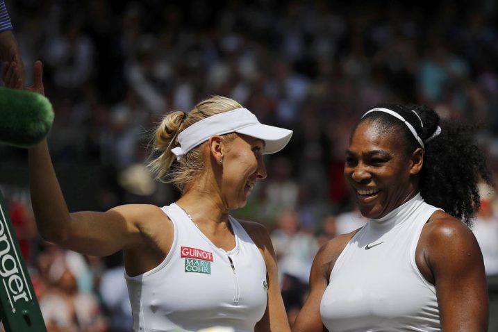 Jelena Vesnina i Serena Williams/Foto REUTERS