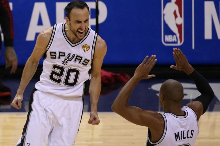 Patty Mills i Manu Ginobili/Foto USA Today Sports