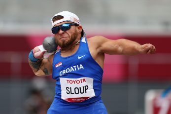 Matija Sloup ostao je na korak od medalje u bacanju kugle/Foto REUTERS