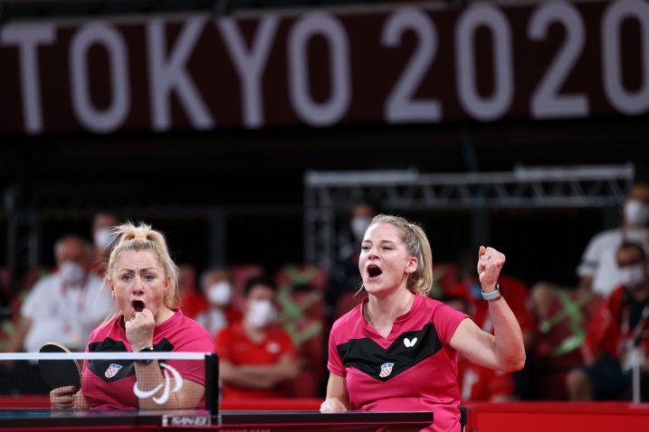 Anđela Mužinić i Helena Dretar Karić/Foto REUTERS