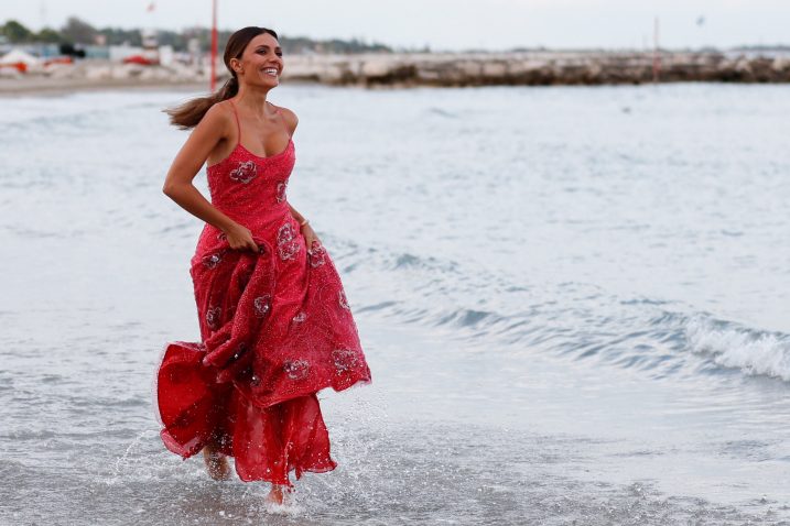 Glumica Serena Rossi, voditeljica otvaranja ceremonije, Foto: REUTERS