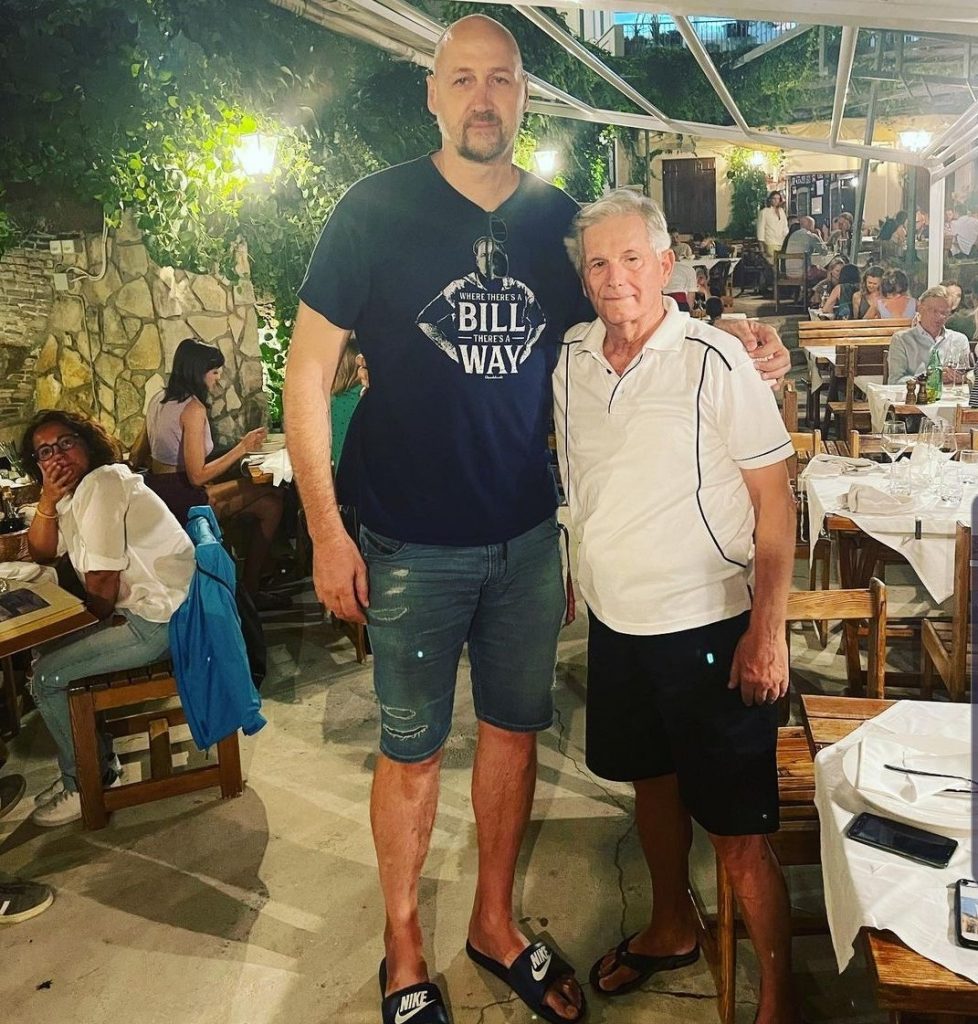  Dino Rađa i njegov prvi trener Petar Bezelj / Foto INSTAGRAM 