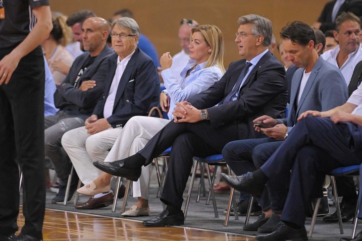 Miroslav Ćiro Blažević, Nikolina Brnjac i Andrej Plenković/Foto: M. LEVAK