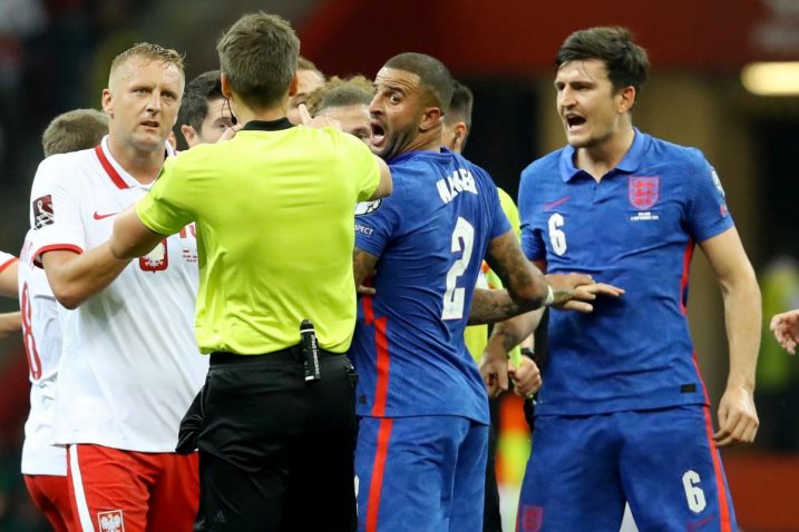 Kamil Glik i Kyle Walker/Foto: REUTERS