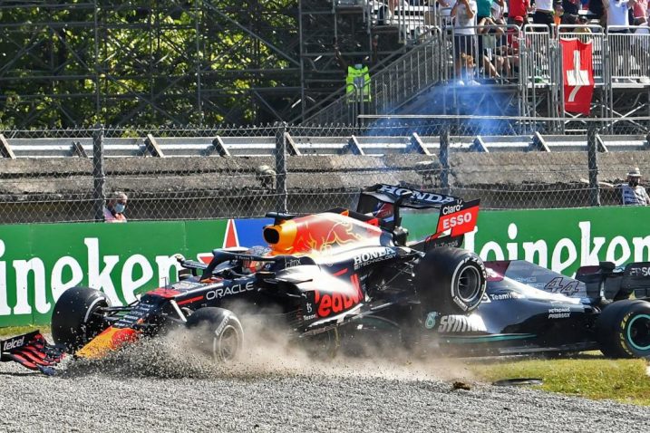 Sudar Hamilton i Verstappena/Foto REUTERS