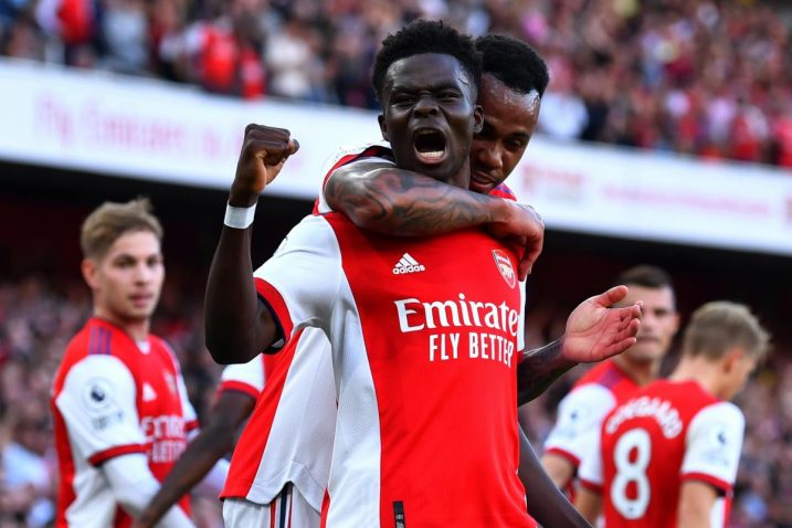 Bukayo Saka slavi pogodak/Foto: REUTERS