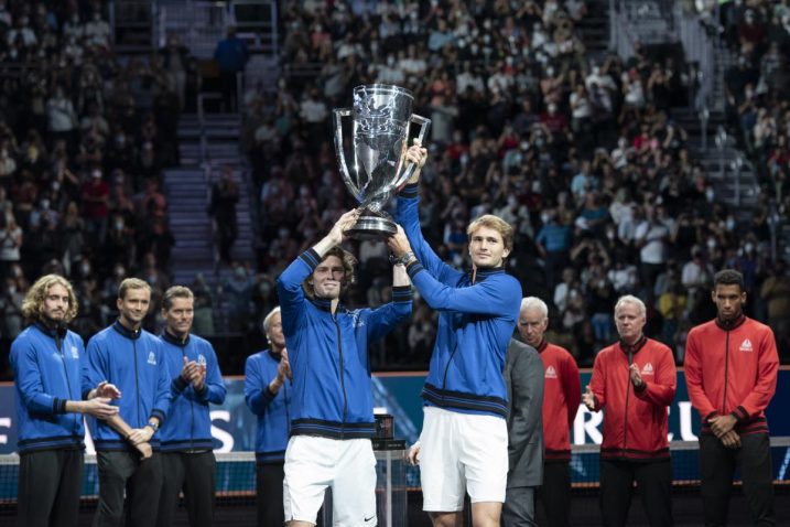 Andrej Rubljov i Alexander Zverev/Foto: REUTERS