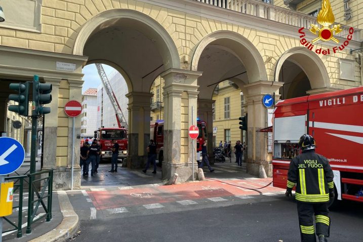 Foto Screenshot Twitter Vigili del Fuoco