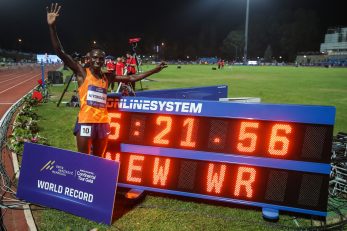 Francine Niyonsaba srušila je svjetski rekord na 2000 m/Foto: PIXSELL