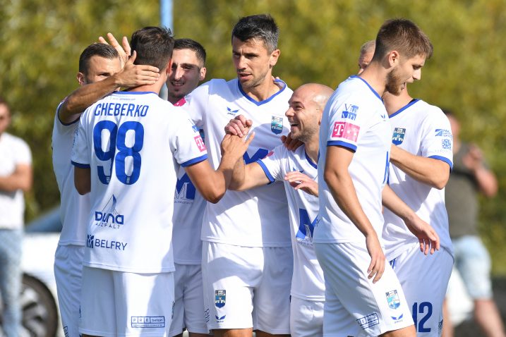 Slavlje igrača Osijeka/Foto: PIXSELL