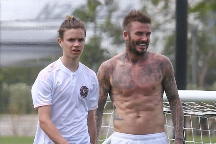 Romeo i David Beckham