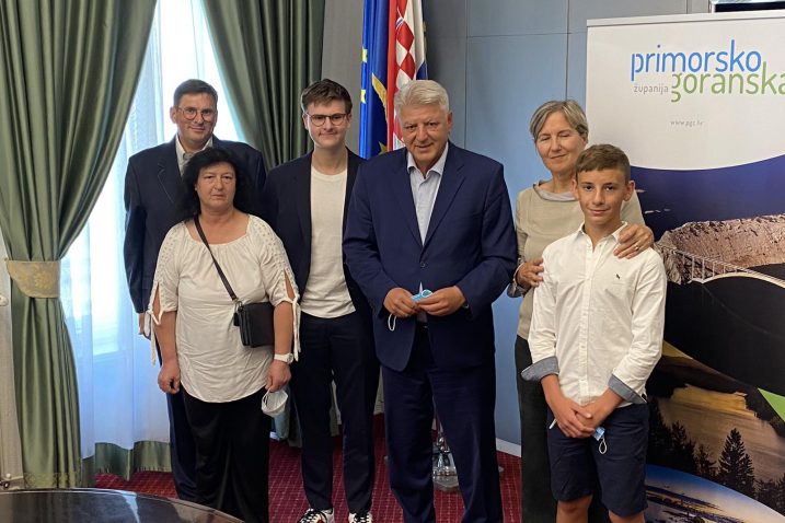 Dino Slomić na prijemu u Županiji