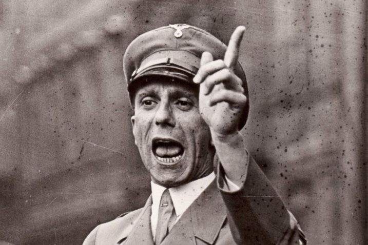 Joseph Goebbels / Foto Screenshot The Goebbels Experiment, Lutz Hachmeister i Michael Kloft