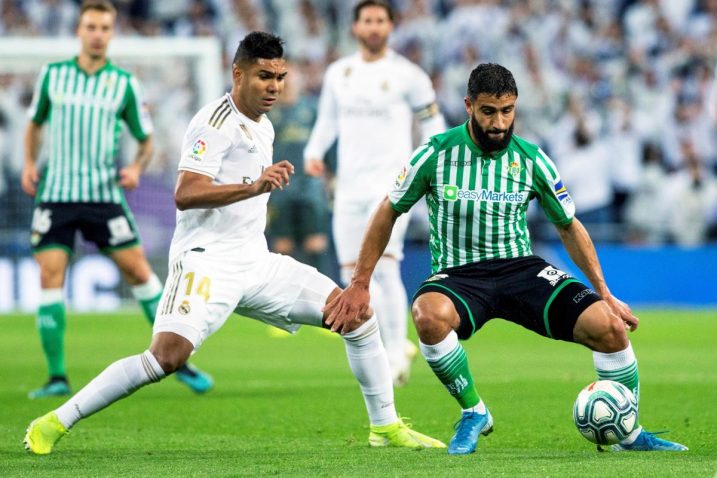 Casemiro i Nabil Fekir/Foto REUTERS