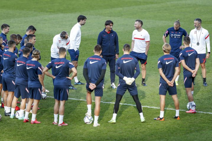 POVRATAK MODRIĆA - Zlatko Dalić i njegovi suradnici danas će okupiti jaču momčad nego nedavno u Splitu/Foto PIXSELL