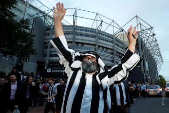 Navijač Newcastlea/Foto: REUTERS