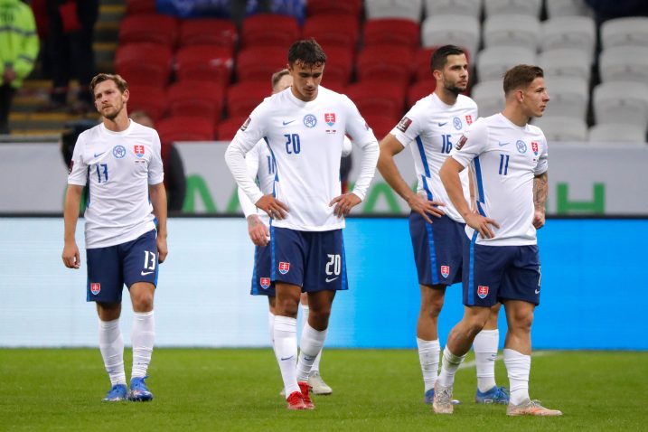 Slovački reprezentativci nakon poraza od Rusa/Foto REUTERS